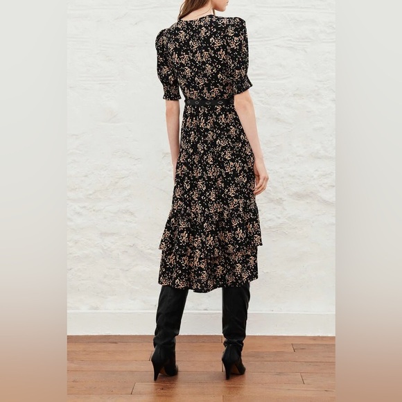 BA&SH very flattering Vika midi dress - Picture 3 of 11
